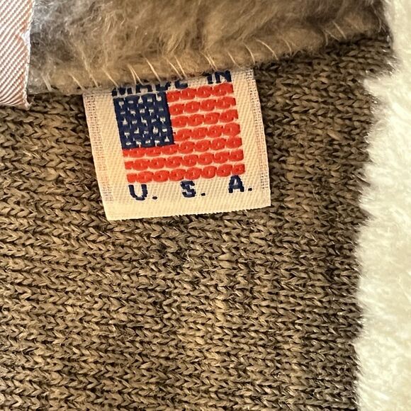 Andrea Faye Womens XL Fleece Vest Cozy Cabincore Wildlife Outdoors Camp Hike - Picture 7 of 10